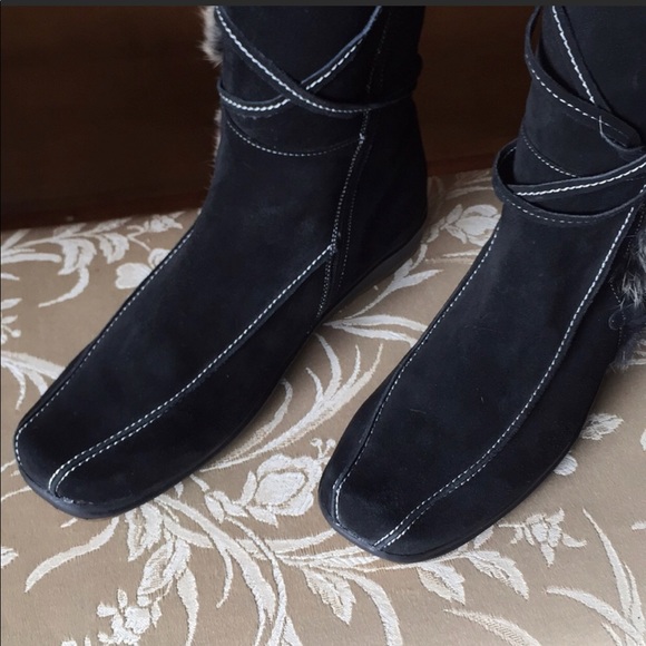 Colin Stuart Leather & Faux Fur Boots 11 NEW! - Picture 8 of 8